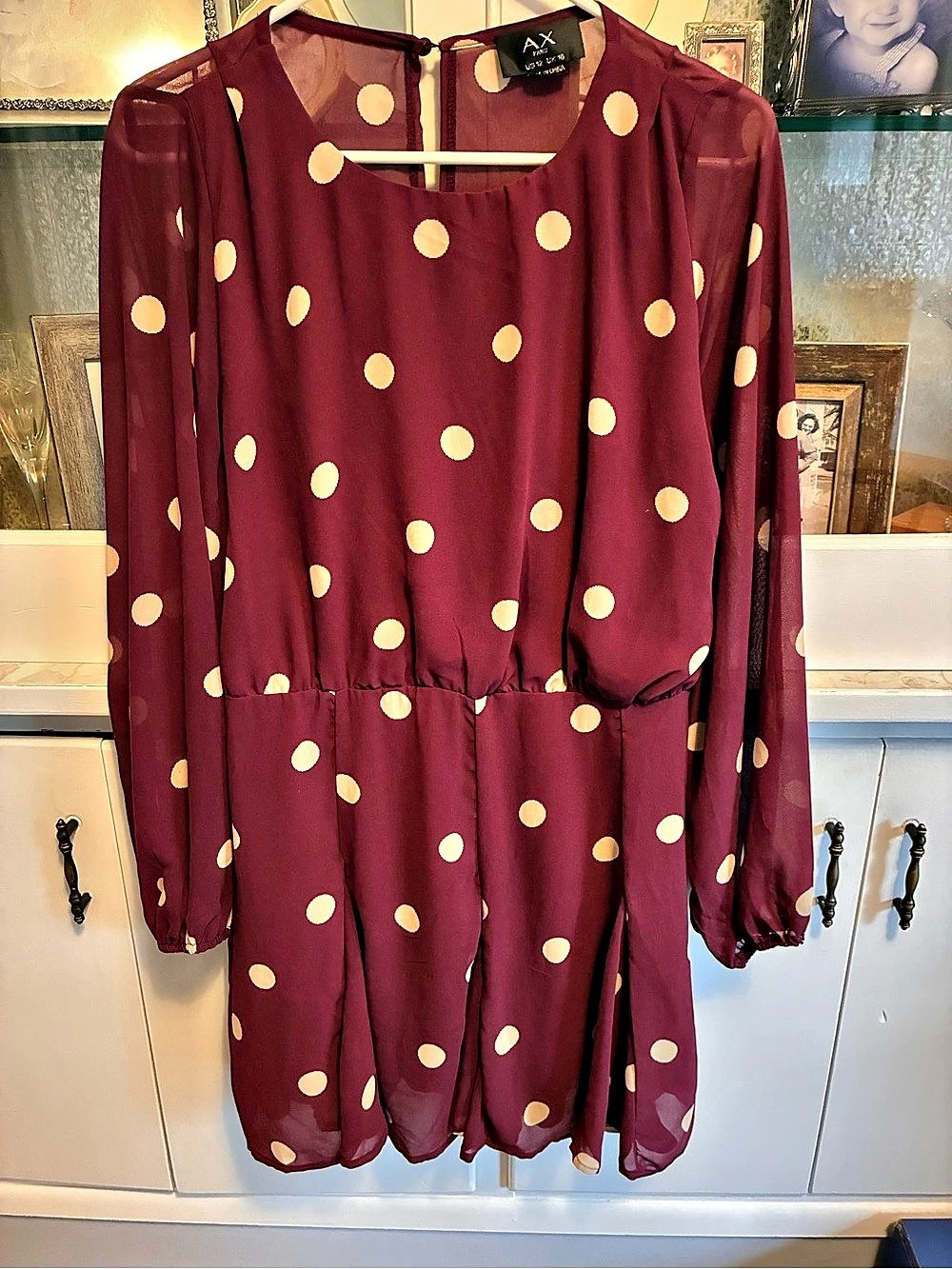 AX Paris Polka Dot Mini Dress Purple & Yellow US 122 UK eBay y